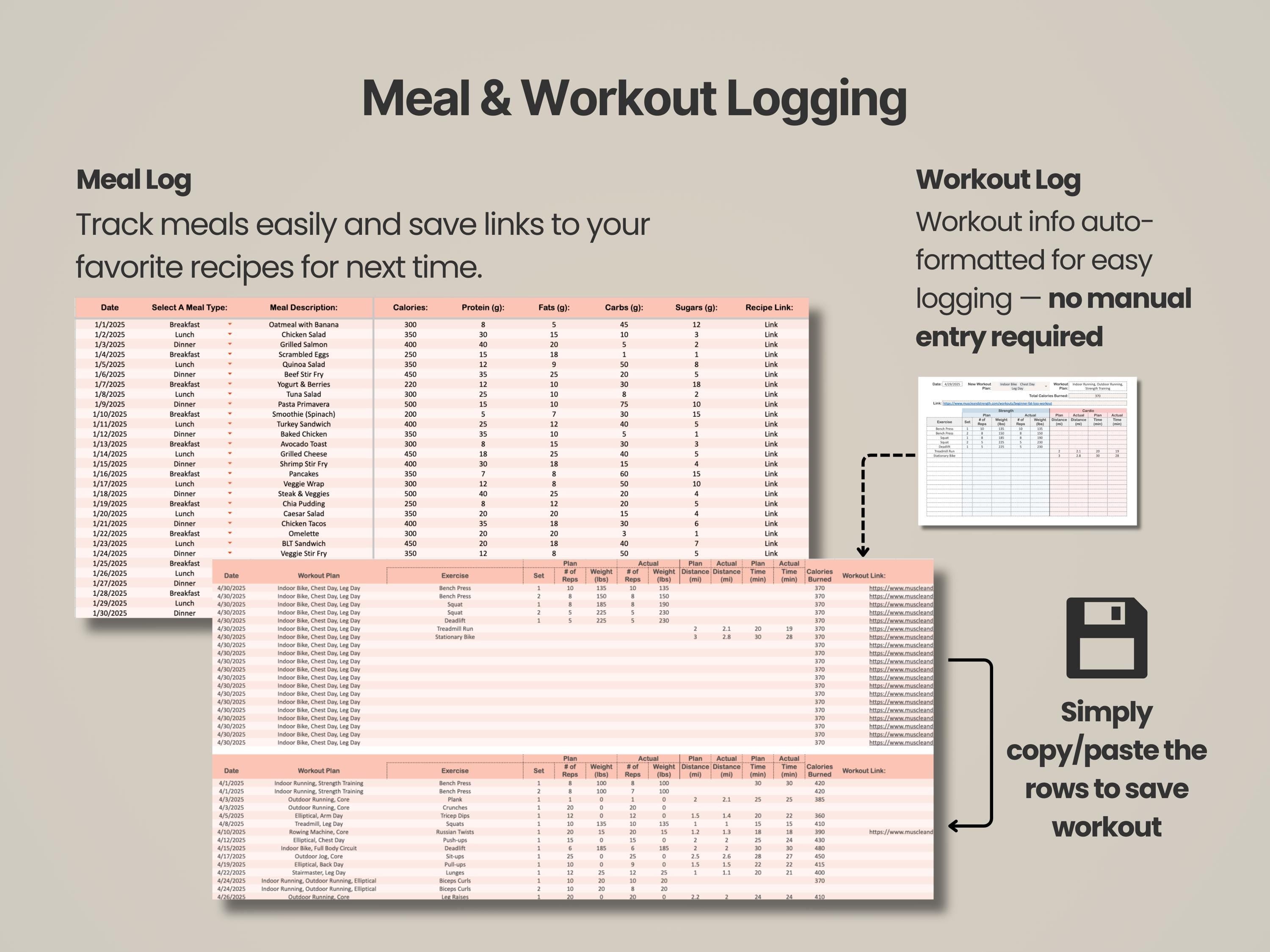 Personal Trainer Client Tracker