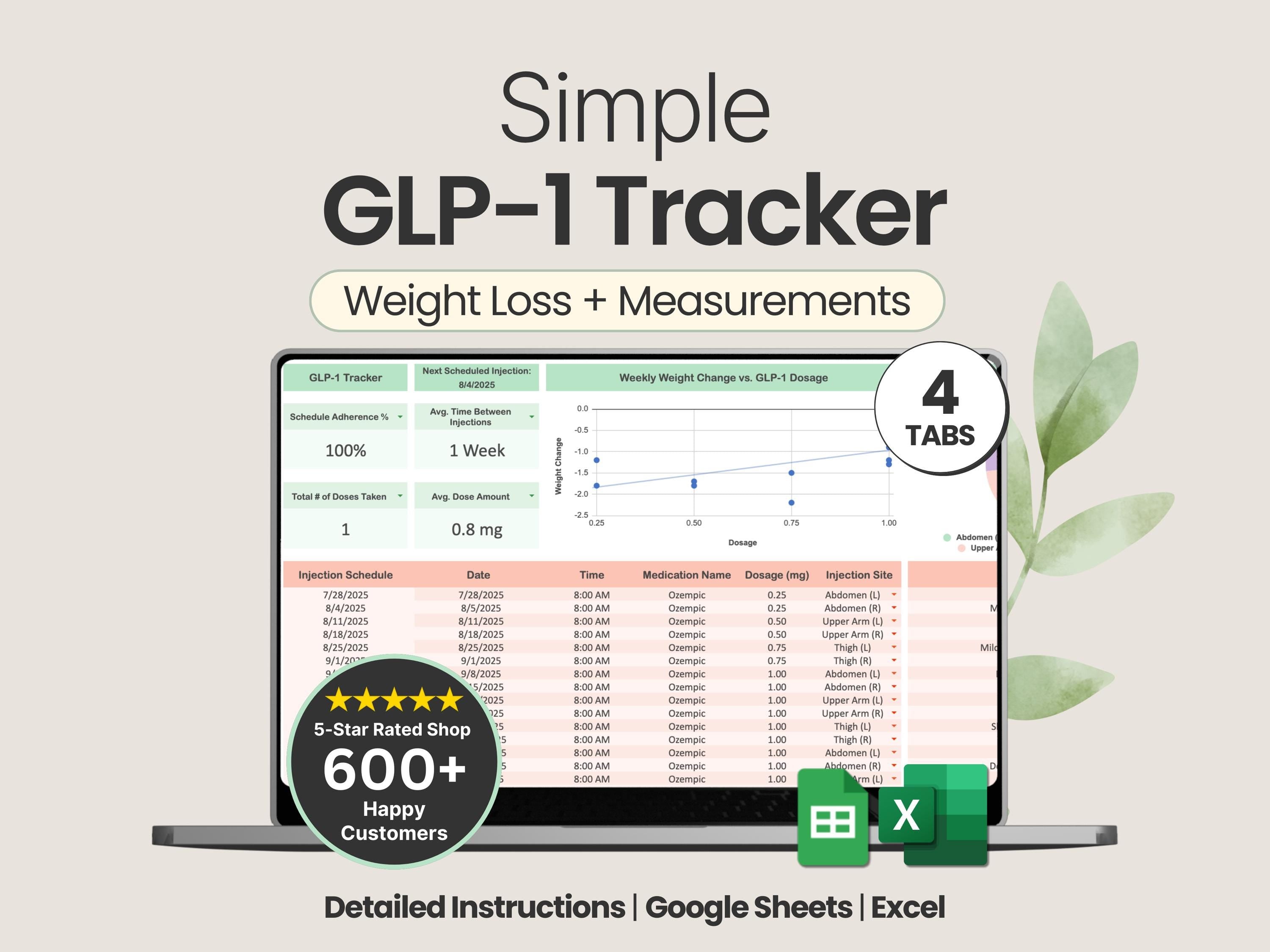 Simple GLP-1 Tracker