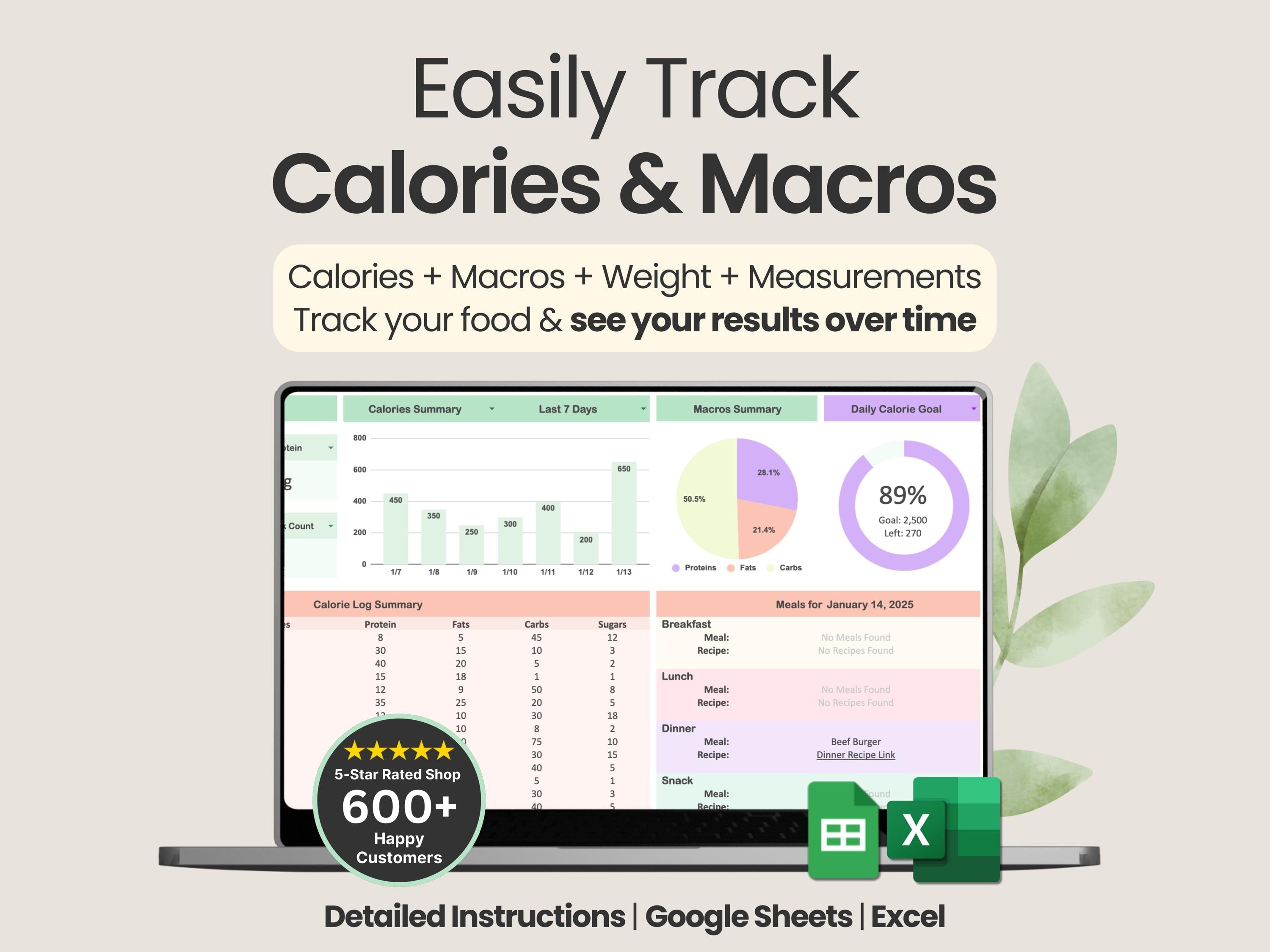 Calorie & Macro Tracker