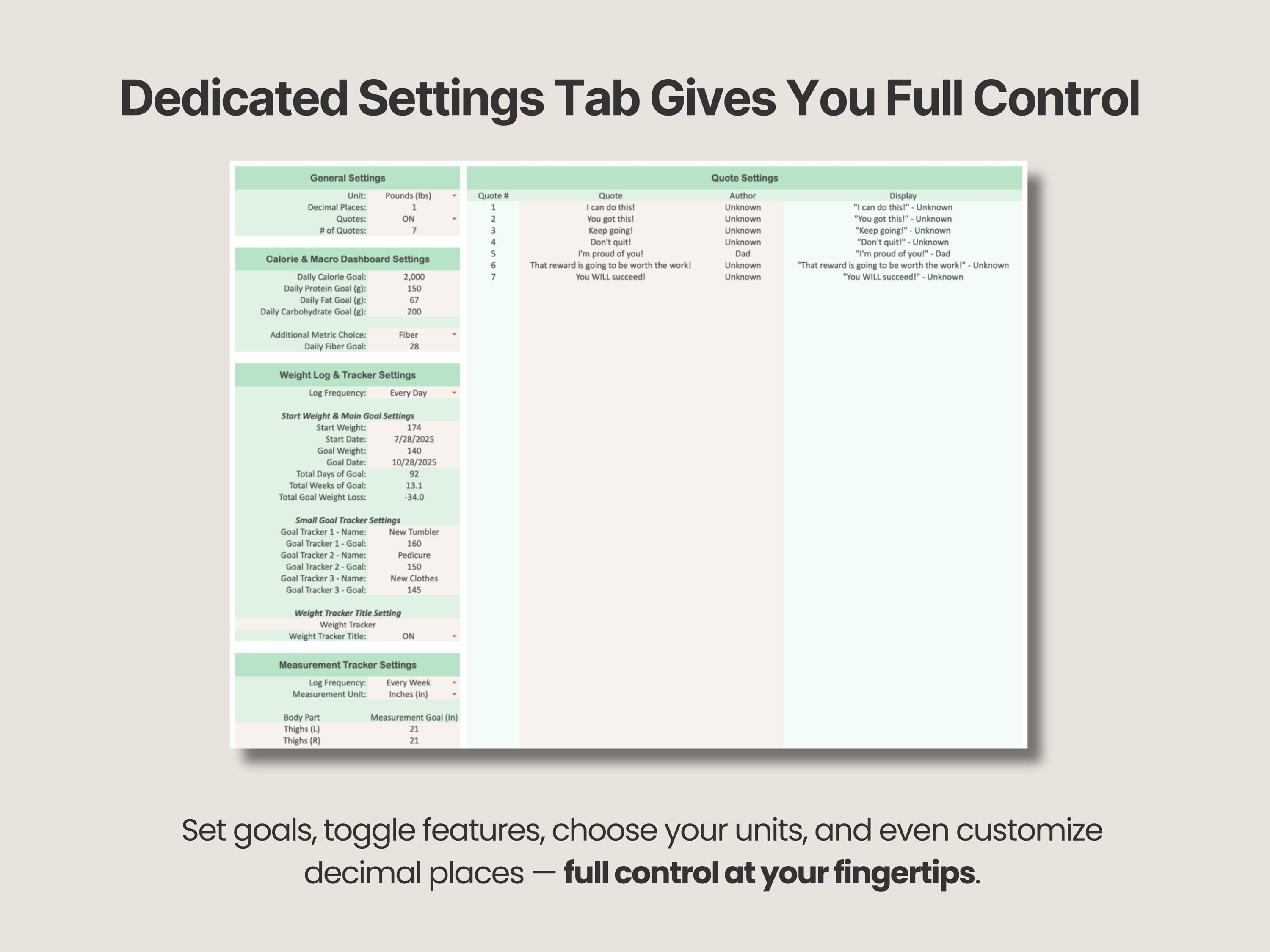 Calorie & Macro Tracker