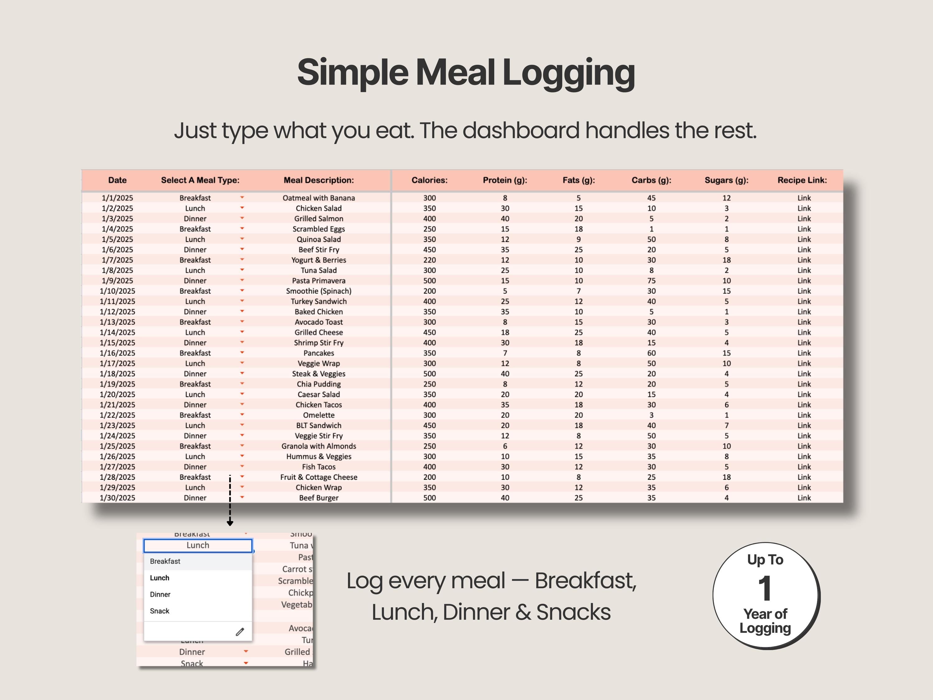 Calorie & Macro Tracker